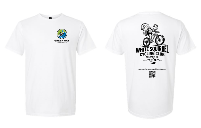 Limited Edition of 50 - White Squirrel Cycling Club T-Shirt!