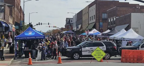 ebike rental fleet at brevard street festival